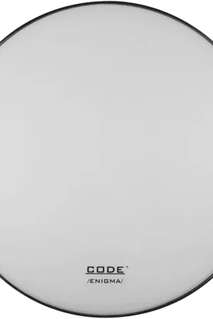Code Drumheads Peau ENIGMA WHITE Grosse caisse Résonance 22" - Coup de cœur des clients
