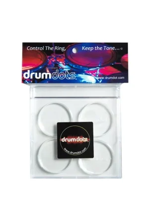 Drum Dots&nbsp;DD4PK - Atténuateurs d'harmoniques en gel pour batterie, 4 pièces | Excellente qualité