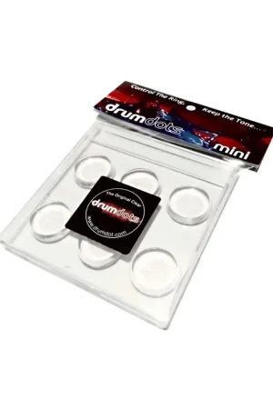 Livraison rapide | Drum Dots&nbsp;DDM6PK - Mini atténuateurs d'harmoniques en gel pour batterie, 6 pièces