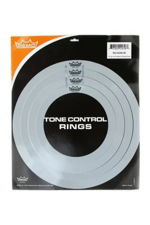Remo RO-0246-00 - Set d'anneaux atténuateurs d'harmoniques (RemOs sound control rings) | Retour facile