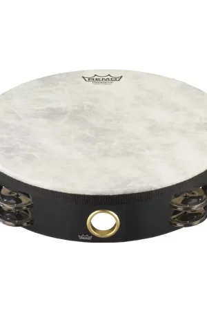 Remo TA-5210-70 - Tambourin 10" avec 2 rangées de 8 cymbalettes avec peau non-accordable - Achetez dès maintenant