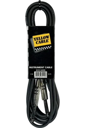 Offre exceptionnelle - Yellow Cable G43D Métal - Jack/Jack 3m
