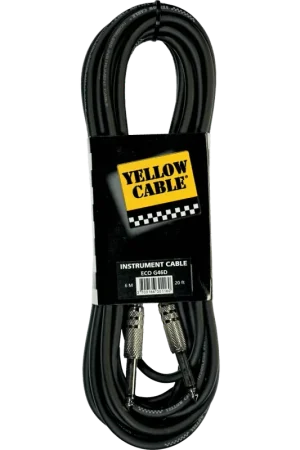 Yellow Cable G46D Métal - Jack/Jack 6m - Nouveau au catalogue