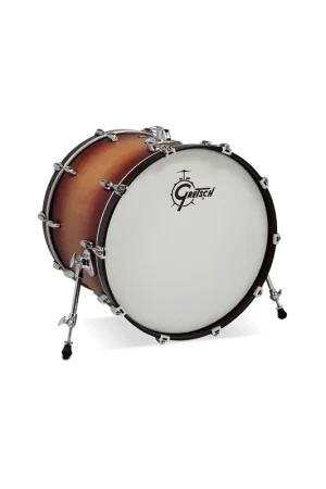 Gretsch RENOWN MAPLE Grosse-caisse 22"x18 Satin Tobacco Burst | Très bien noté