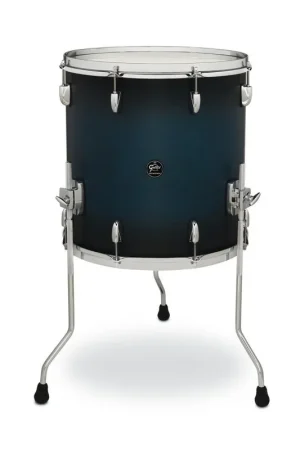 Très populaire - Gretsch Floor Tom Renown Maple SATIN ANTIQUE BLUE BURST 16" x 16"
