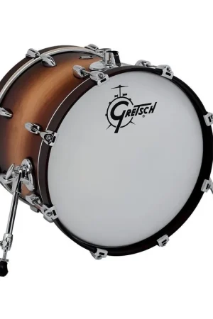 Gretsch Grosse caisse Renown Maple SATIN TOBACCO BURST 18" x 14" - Prix choc