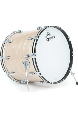 Best-seller | Gretsch Grosse caisse USA Brooklyn CREAM OYSTER 24" x 18"