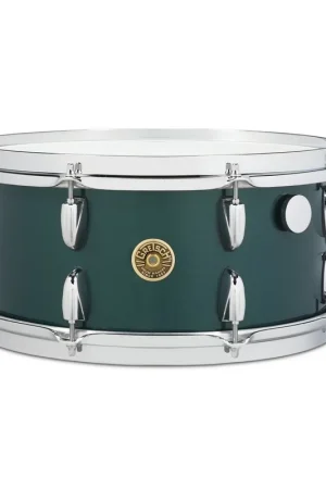 Prix réduit - Gretsch GAS-6514-SF Caisse claire USA Steve Ferrone Signature 14" X 6,5" Cadillac Green Gloss