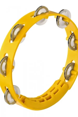 Nino NINO49Y - Tambourin Abs 8"/1 Rang Jaune - Achetez dès maintenant