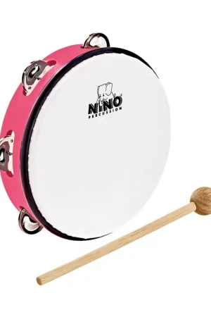 Liquidation | Nino NINO51SP - Tambourin Abs 10" +Cymb, Rose