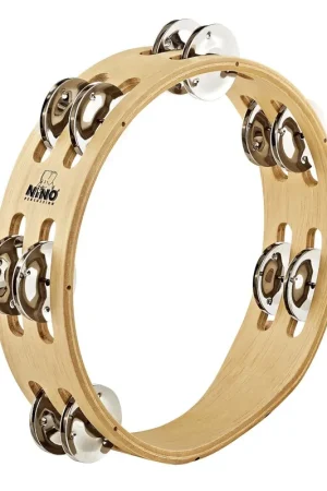 Nino NINO50 - Tambourin Bois 8"/2 Rangs | Plus que quelques jours