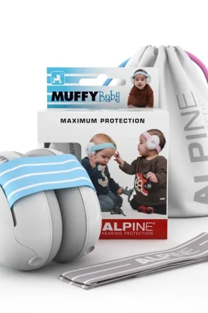 Direct fabricant | Alpine&nbsp;MBABY-BL - Casque Muffy Baby Bleu