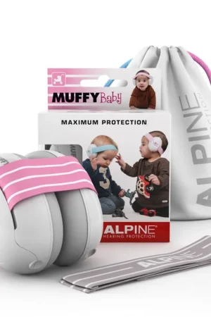 Alpine&nbsp;MBABY-PK - Casque Muffy Baby Rose - Très populaire