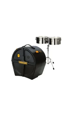 Hardcase HN14-15T - Etui Timbales 14 + 15" Noir | Offre à durée limitée