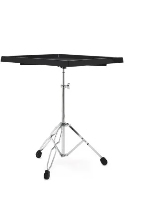 Gibraltar 7615 Support Percussion Table pour percussions Avec revêtement en tissu pour poser ou retirer en douceur les baguettes ou les in - Disponible à la commande