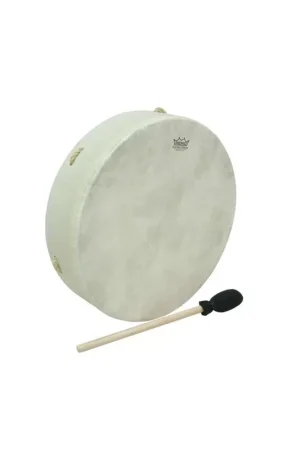 Très bien noté | Remo Buffalo Drums 14" - Tambourin à peau, livrée avec mailloche