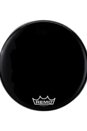 Très demandé | Remo&nbsp;POWERMAX Ebony 24" Grosse-caisse