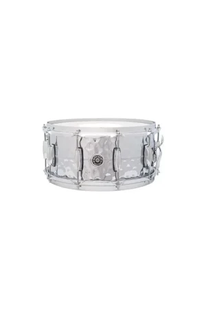 Gretsch GB4164HB - Caisse claire BROOKLYN 14" x 6,5 Cuivre chromé MARTELE - Haute qualité