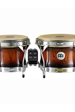 Recommandé | Meinl WB500AMB - Paire de bongos 7" et 9" série Woodcraft Antique mahogany burst brillant