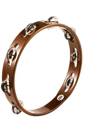 Économisez maintenant | Meinl TA1AB - Tambourin Bois, 1 rangée de cymbalettes nickelées