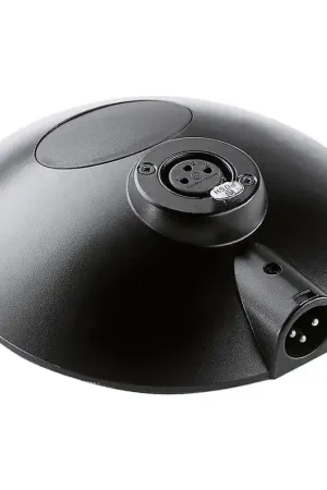 Préféré des clients | K&m Socle rond XLR 3 points - Noir