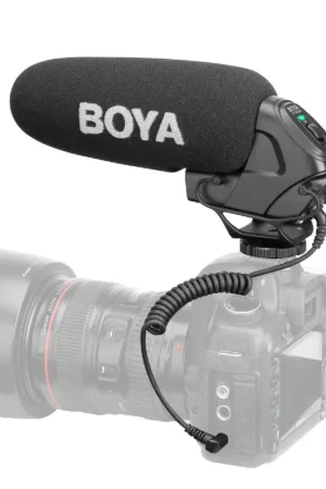 Prix malin - Boya Microphone canon externe - Noir