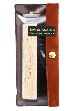 Disponible maintenant | Simply Analog Brosse de nettoyage antistatique (Marron)