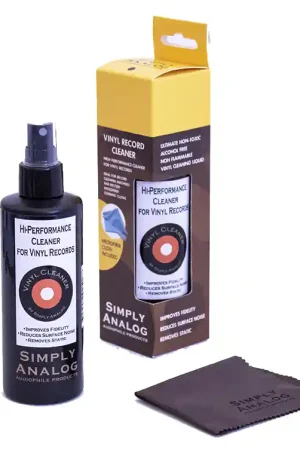 Prix malin | Simply Analog Nettoyant Disques Vinyles 200 ml + Tissu en microfibre