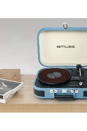 Muse platine vinyle USB - Bleu - Disponible maintenant