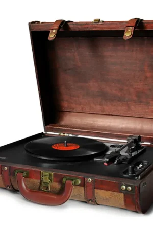 Camry Platine vinyle valise rétro | Prix en baisse