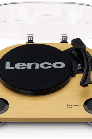 Lenco platine vinyle à entraînement par courroie - Marron | Disponible