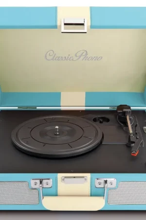 Offre à durée limitée | Lenco platine vinyle valise - Bleu