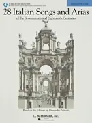 28 Italian Songs And Arias OF The 17ME et 18ME Siecle Voix Moyenne | Remise