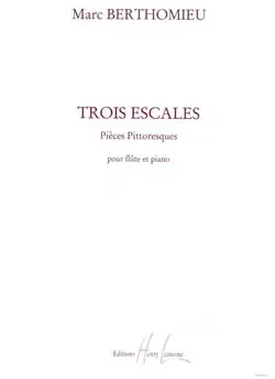 Berthomieu M. Escales Flute | Commandez en ligne
