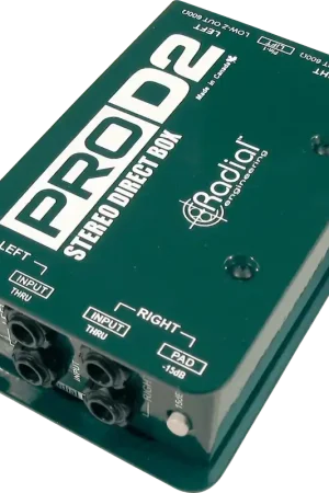 Boite de Direct Radial DI Passive Stereo PRO-D2 - Réduction