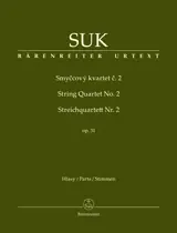 Suk J. String Quartet OP 31 N°2 B Dur | Direct usine