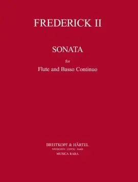 Qualité professionnelle - Frederick II Sonate Sib Majeur Flute