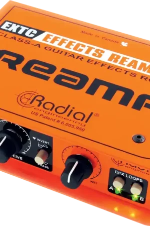 Très apprécié des clients | Boite de Direct Radial Reamp D'effets Guitare EXTC-SA