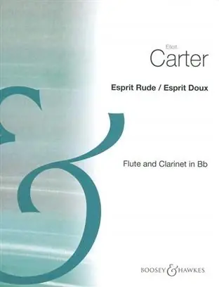 Excellente qualité - Carter E. Esprit Doux Flute Clarinette