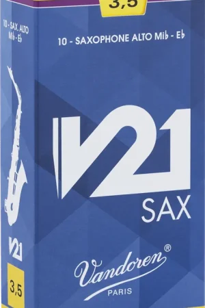 Anches Vandoren V21 N°2 5 Saxophone Alto - Commandez dès maintenant