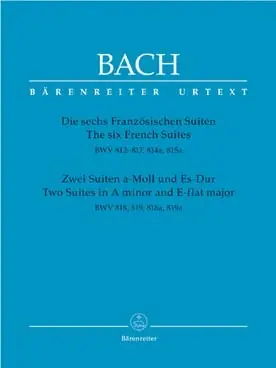 Bach J.s. Suites Francaises Piano-7 - Coup de cœur des clients