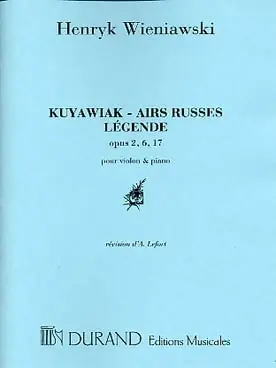 Wieniawski H. Kuyawiak - Airs Russes - Legende Violon - Qualité supérieure