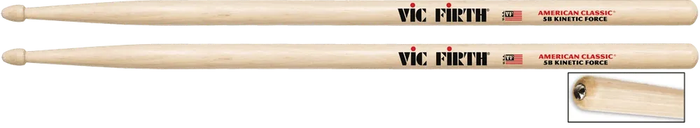 Baguette Vic Firth American Classic Hickory Kinetic 5BKF - Tout juste disponible
