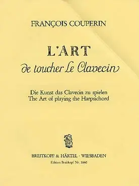 Couperin F. L'art de Toucher le Clavecin | Direct usine