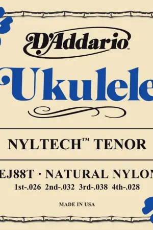 Jeu de Cordes Ukulele D'addario EJ88T Tenor | Qualité professionnelle