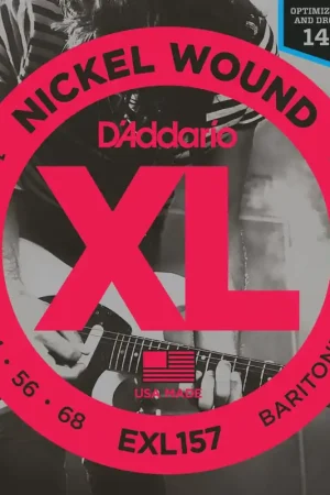Achat sécurisé | Jeu de Cordes D'addario EXL157 File Rond Bariton Medium 14/68