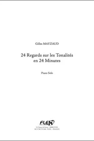 Best-seller | Mayzaud G. Regards Sur Les Tonalites en 24 Minutes Piano
