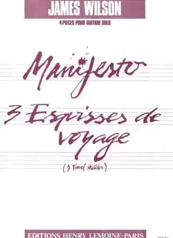 Wilson J. Manifesto 3 Esquisses de Voyage Guitare | Best-seller