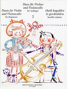 Commandez dès maintenant | Duos Pour Les Premiers Pas 2 Violon Violoncelle