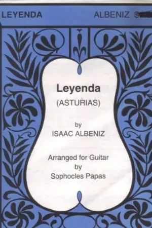 Albeniz I. Leyenda Guitare - Tendance